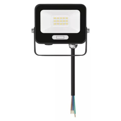 LED reflektor, 10W, 1000lm, 4000K, NW, 120°, fekete, IP65, F, GLARO                                   ZS2214B