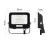 LED reflektor, 10W, 1000lm, 4000K, NW, 120°, fekete, IP65, F, GLARO                                   ZS2214B
