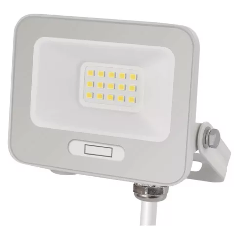 LED reflektor, 10W, 1000lm, 4000K, NW, 120°, fehér, IP65, F, GLARO                                    ZS2214W
