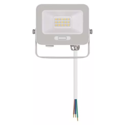 LED reflektor, 10W, 1000lm, 4000K, NW, 120°, fehér, IP65, F, GLARO                                    ZS2214W