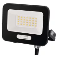   LED reflektor, 20W, 2000lm, 4000K, NW, 120°, fekete, IP65, F, GLARO                                   ZS2224B