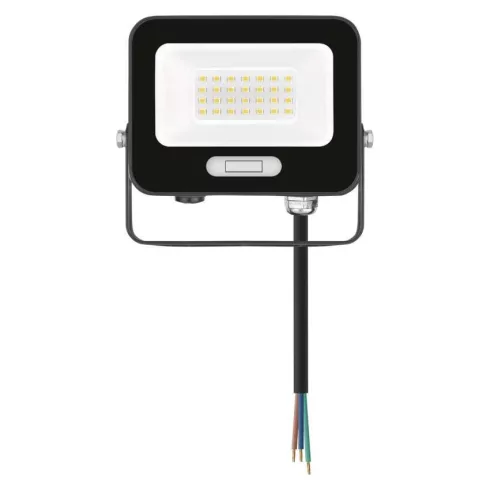 LED reflektor, 20W, 2000lm, 4000K, NW, 120°, fekete, IP65, F, GLARO                                   ZS2224B