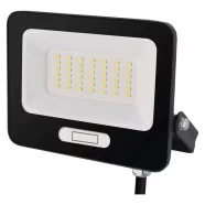   LED reflektor, 30W, 3000lm, 4000K, NW, 120°, fekete, IP65, F, GLARO                                   ZS2234B