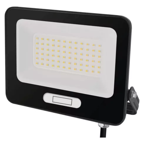 LED reflektor, 50W, 5000lm, 4000K, NW, 120°, fekete, IP65, F, GLARO                                   ZS2244B