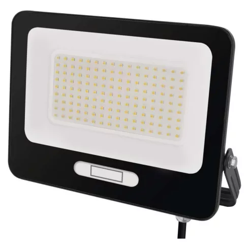 LED reflektor, 100W, 10000lm, 4000K, NW, 120°, fekete, IP65, F, GLARO                                 ZS2254B