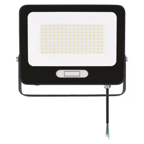 LED reflektor, 100W, 10000lm, 4000K, NW, 120°, fekete, IP65, F, GLARO                                 ZS2254B