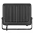 LED reflektor, 100W, 10000lm, 4000K, NW, 120°, fekete, IP65, F, GLARO                                 ZS2254B