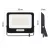 LED reflektor, 100W, 10000lm, 4000K, NW, 120°, fekete, IP65, F, GLARO                                 ZS2254B