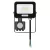 LED reflektor, mozgásérzékelővel, 10W, 1000lm, 4000K, NW, PIR, táv 8m, 120°, fekete, IP54, F, GLARO   ZS2314B