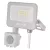 LED reflektor, mozgásérzékelővel, 10W, 1000lm, 4000K, NW, PIR, táv 8m, 120°, fehér, IP54, F, GLARO    ZS2314W