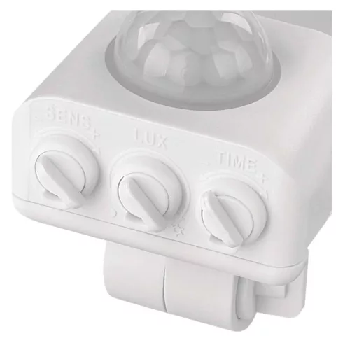 LED reflektor, mozgásérzékelővel, 10W, 1000lm, 4000K, NW, PIR, táv 8m, 120°, fehér, IP54, F, GLARO    ZS2314W