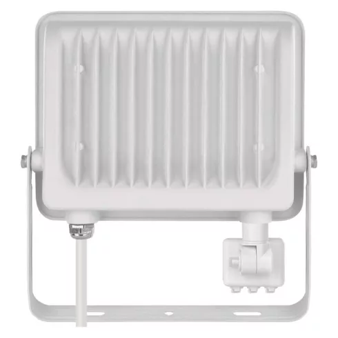 LED reflektor, mozgásérzékelővel, 50W, 5000lm, 4000K, NW, PIR, táv 8m, 120°, fehér, IP54, F, GLARO    ZS2344W