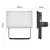 LED-es reflektor TAMBO, 10 W, 1000 lm, 4000 K, IP65, fekete                                           ZS2512