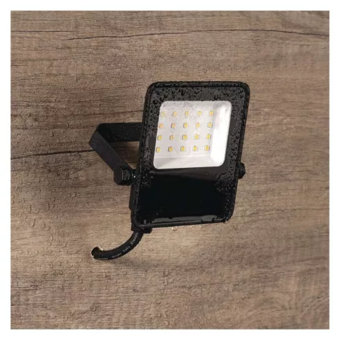 LED reflektor, 10W, 1500lm, 4000K, IP65, D, fekete, VISIO                                             ZS2513