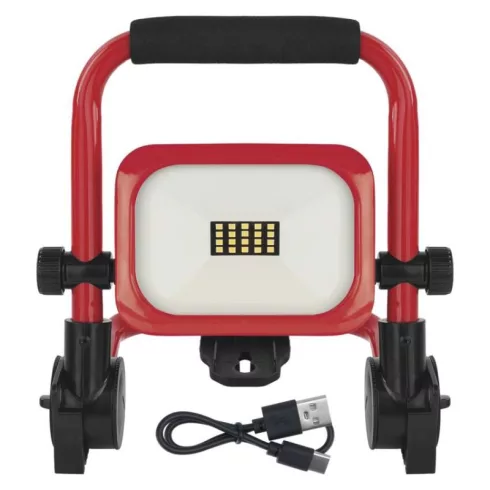 Profi LED reflektor ACCO, 20W, 1650lm, 6500K (hideg fehér), 120°, Li-Ion 5000 mAh, IP54               ZS2813