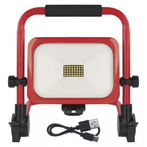 Profi LED reflektor ACCO, 35W, 3300lm, 6500K (hideg fehér), 120°, Li-Ion 10000 mAh, IP54              ZS2823