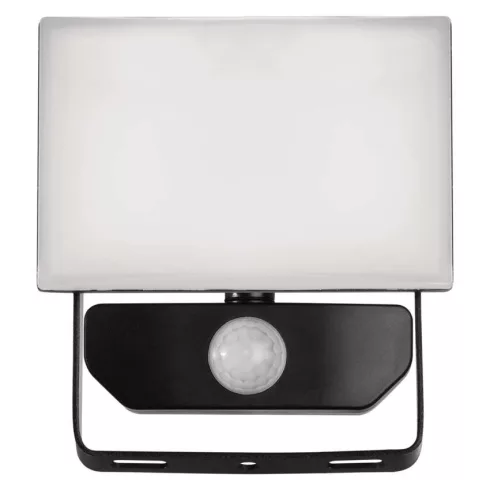 LED-es reflektor TAMBO, PIR mozgásérzékelővel, 10 W, 1000 lm, 4000 K, IP54, fekete                    ZS2912