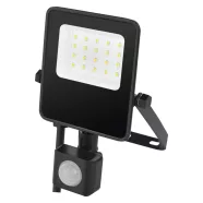   LED reflektor, PIR mozgásérzékelővel, 10W, 1500lm, 4000K, IP54, D, fekete, VISIO                      ZS2913