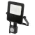 LED reflektor, PIR mozgásérzékelővel, 10W, 1500lm, 4000K, IP54, D, fekete, VISIO                      ZS2913
