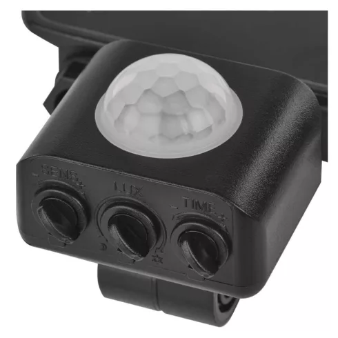 LED reflektor, PIR mozgásérzékelővel, 10W, 1500lm, 4000K, IP54, D, fekete, VISIO                      ZS2913
