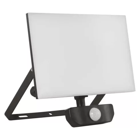 LED-es reflektor TAMBO, PIR mozgásérzékelővel, 50 W, 5000 lm, 4000 K, IP54, fekete                    ZS2942
