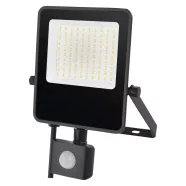   LED reflektor, PIR mozgásérzékelővel, 50W, 7500lm, 4000K, IP54, D, fekete, VISIO                      ZS2943