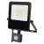 LED reflektor, PIR mozgásérzékelővel, 50W, 7500lm, 4000K, IP54, D, fekete, VISIO                      ZS2943