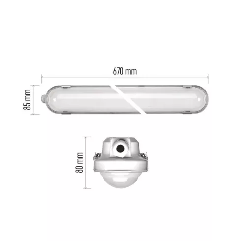 LED porálló lámpa MISTY 18W CCT IP66                                                                  ZT1040