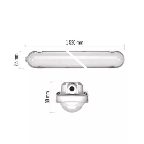 LED porálló lámpa MISTY 51W NW IP66                                                                   ZT1621