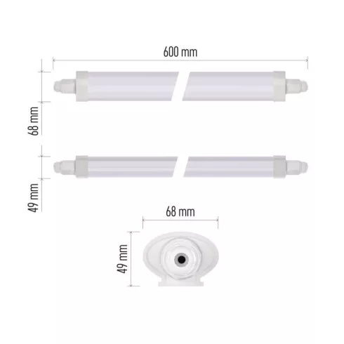 LED porálló lámpa DUSTY 18W 2340LM NW IP65                                                            ZT3021