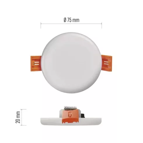 LED panel Vixxo 6W IP65 500lm NW                                                                      ZV1112