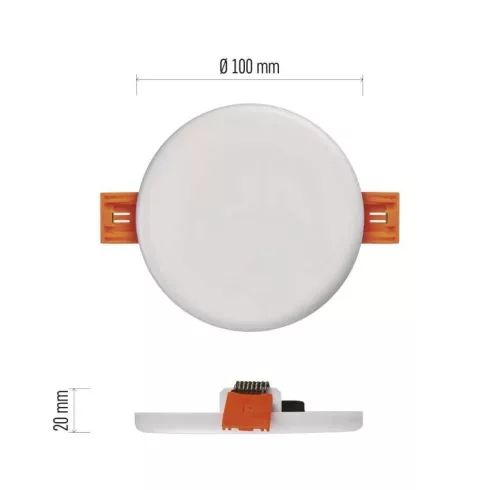 LED panel Vixxo 7,5W IP65 650lm NW                                                                    ZV1122