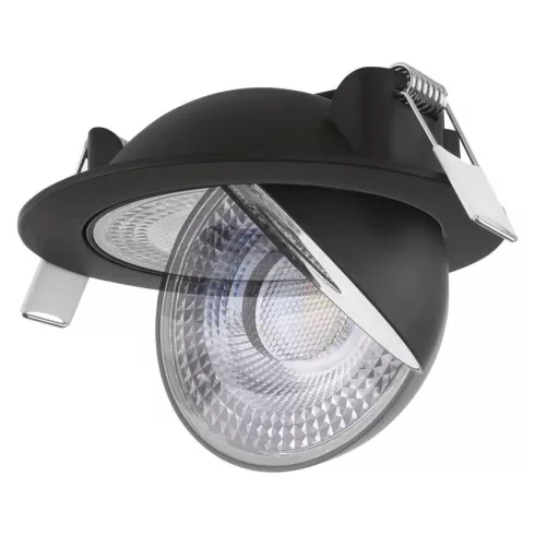 LED spotlámpa GERI  6,5W 700lm IP20 CCT, fekete, kerek                                                ZV1161