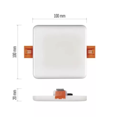 LED panel Vixxo 7,5W IP65 650lm NW                                                                    ZV2122