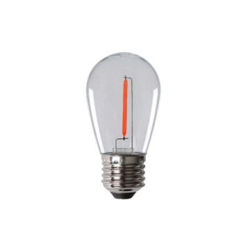 LED E27 filament színes