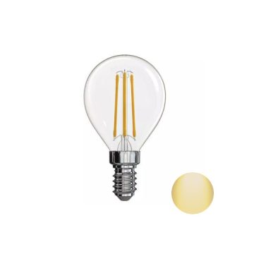 LED E14 filament melegfehér
