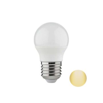 LED E27 kisgömb melegfehér