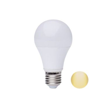 LED E27 körte melegfehér