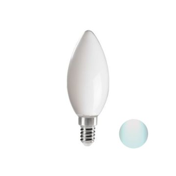LED E14 gyertya hidegfehér
