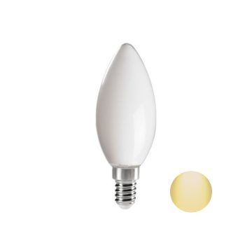 LED E14 gyertya melegfehér